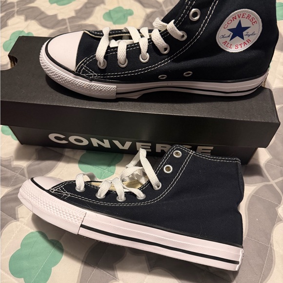 Converse Other - Converse Black and White High-Top Sneakers